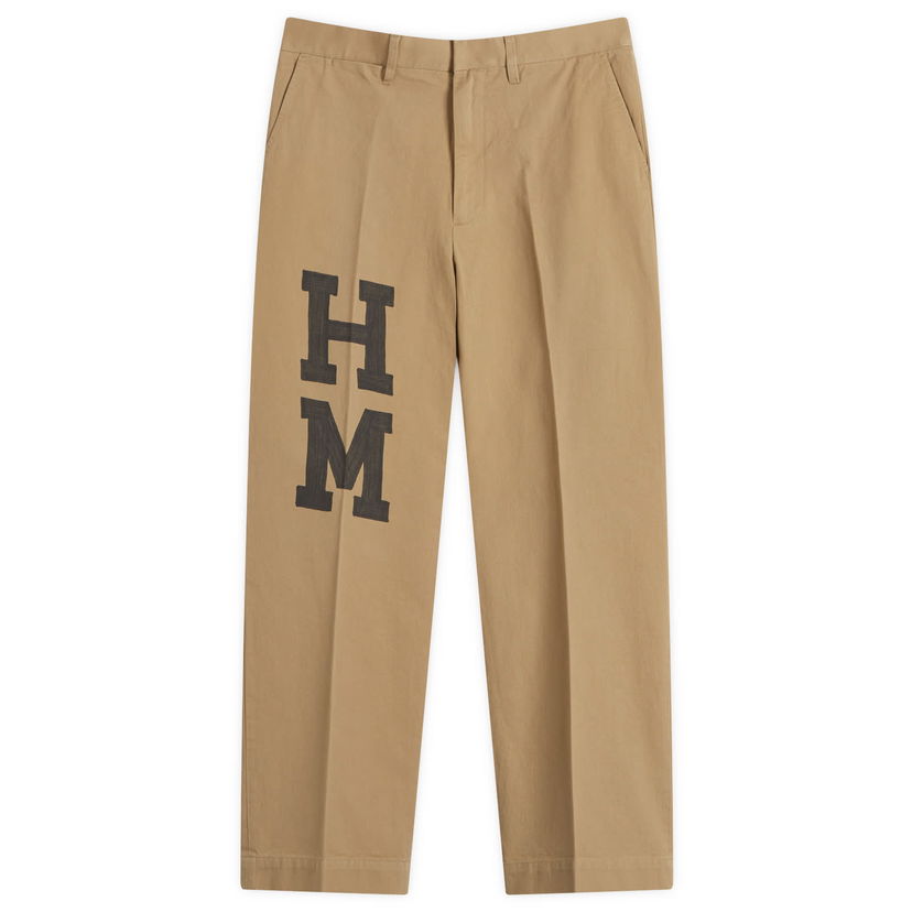 Hlače Human Made Human Made Wide Chino Pants, Size Large Bež | HM28PT012-BG