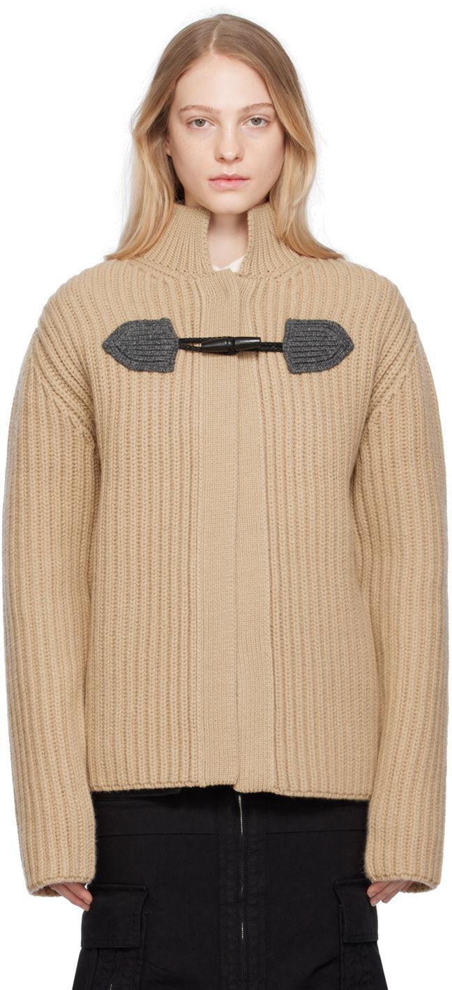 Džemper We11done We11done Duffle Knit Cardigan Bež | WD-KC3-23-655-U-BG, 0
