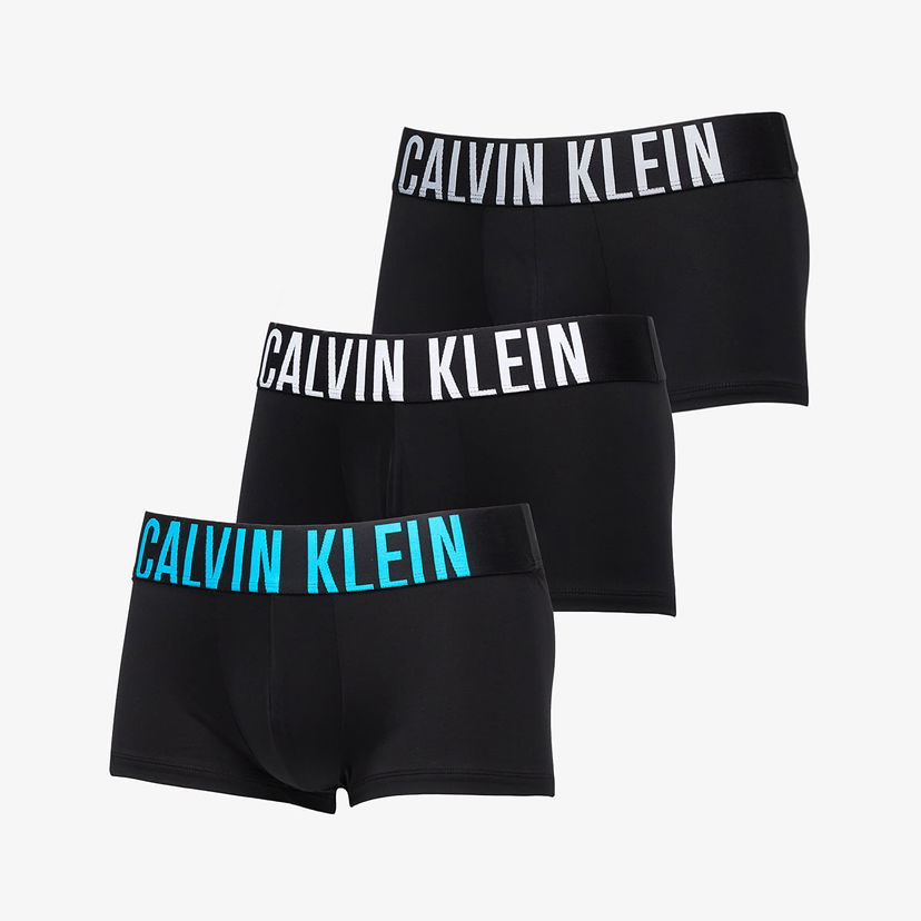 Bokserice CALVIN KLEIN Microfiber Stretch Low Rise Trunk 3-Pack Multicolor Crna | 000NB3611A VVL