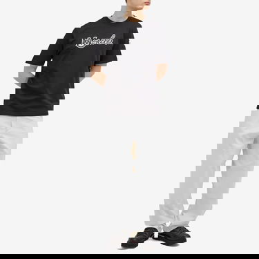 Majica kratkih rukava Moncler Cotton Jersey T-Shirt with Logo Patch Crna | 8C000-11-89AJS-999, 4