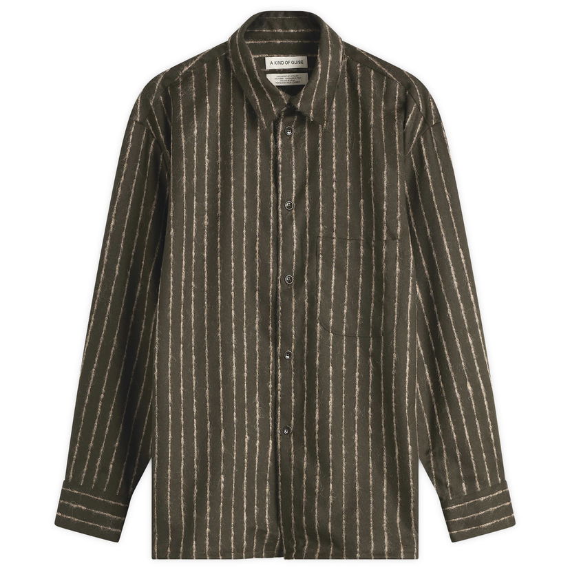 Košulja A Kind of Guise A Kind of Guise Gusto Striped Shirt, Size Small Zelena | 107-14626-641