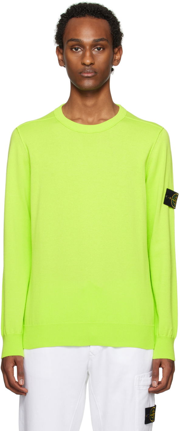 Džemper Stone Island Patch Sweater Zelena | 8015540B2