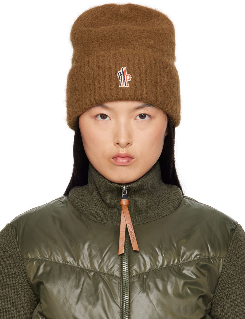 Kapica Moncler Wool Beanie Smeđa | J20983B00019M1126
