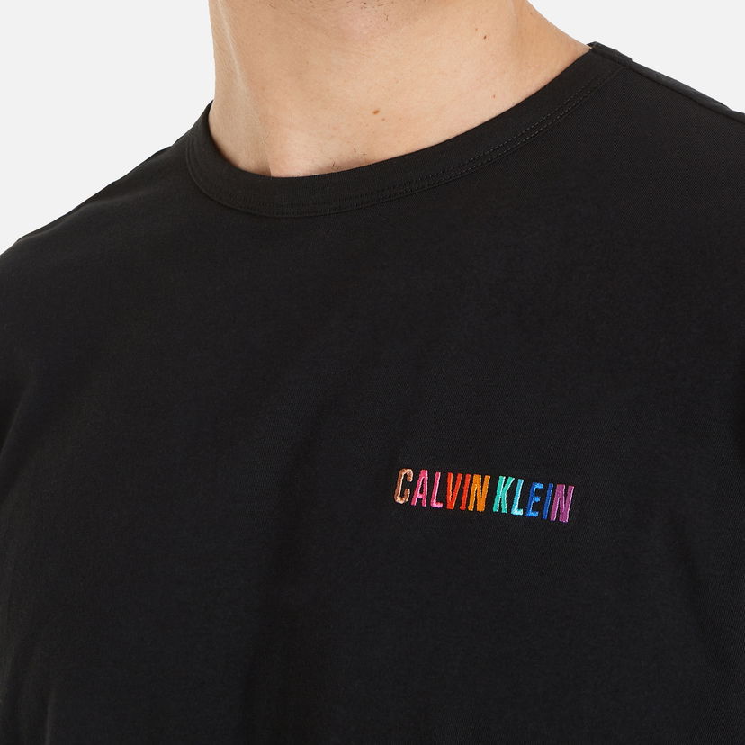 Majica kratkih rukava CALVIN KLEIN Pride Organic Cotton Crna | 000NM2631EUB1