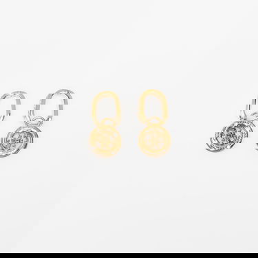 Naušnice GUESS "4G Loop” Earrings Metalik | JUBE02286JW, 1