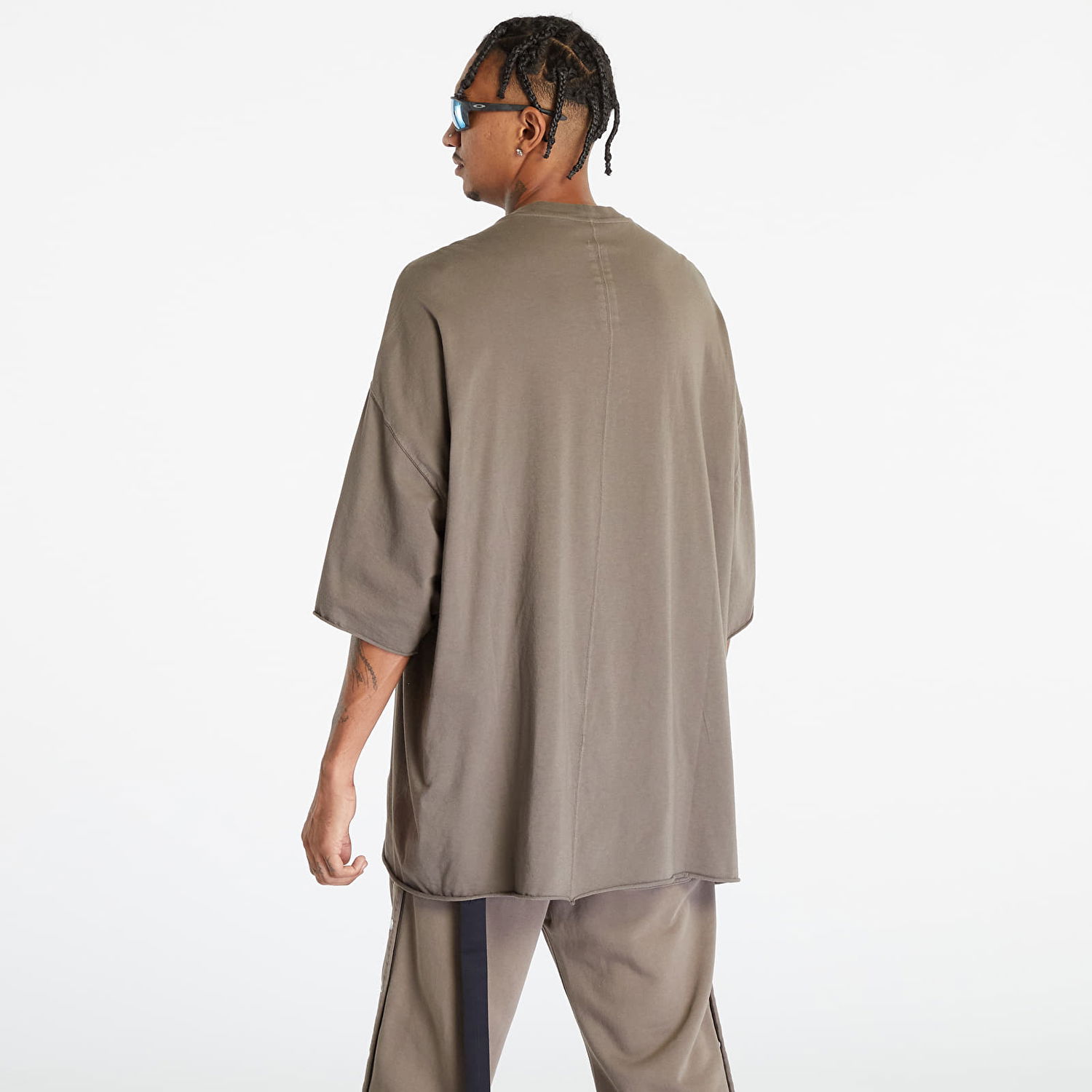 Majica kratkih rukava Rick Owens Knit Tommy T-Shirt Smeđa | DU02C5259 RNES1 34, 1