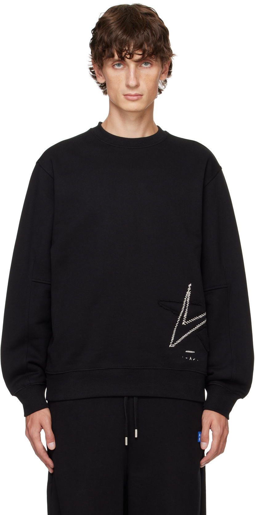 Dukserice ADER ERROR Stad Product. 42 Sweatshirt Crna | BN01FWSW0103BK