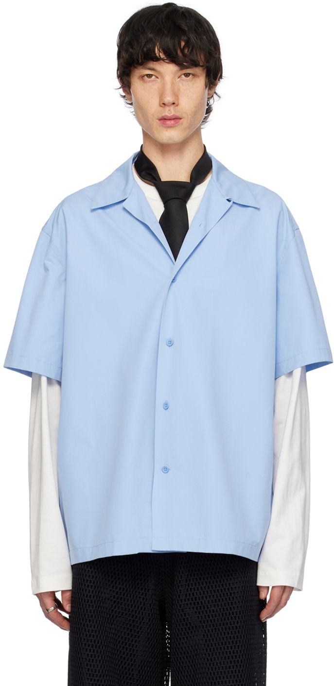 Košulja Jil Sander Heavy Shirt Plava | J22DL0112_J45002