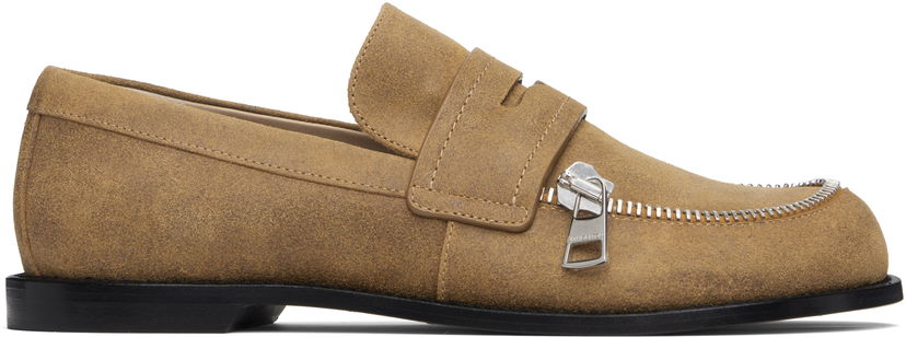 Tenisice i cipele JW Anderson JW Anderson Biker Zipper Loafers Smeđa | MC0001-LA0319
