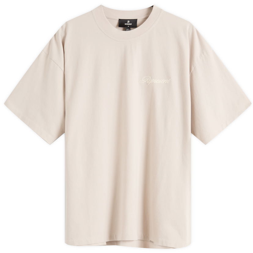 Majica kratkih rukava Represent Clo Script Logo T-Shirt, Size Large Bež | MLM100026-25