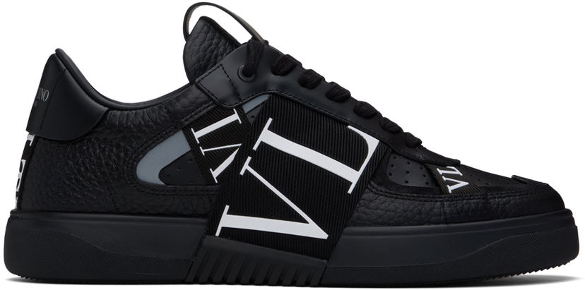 Tenisice i cipele Valentino Valentino Garavani VL7N Low-Top Calfskin Crna | 5Y2S0C58WRQ
