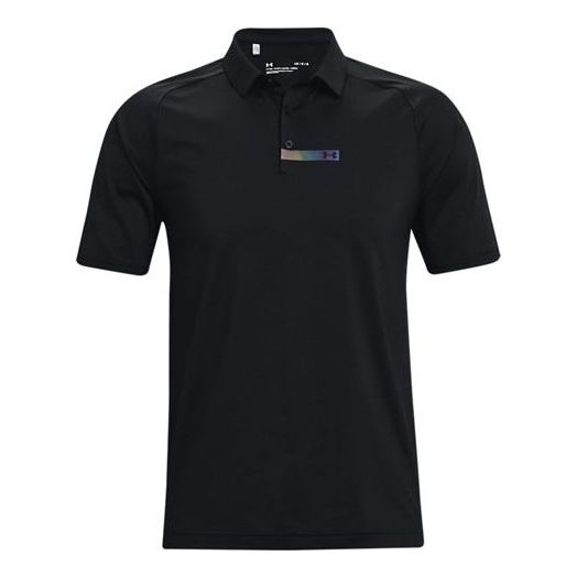 Polo majica Under Armour Rush Bonded Polo Shirt Crna | 1366253-001