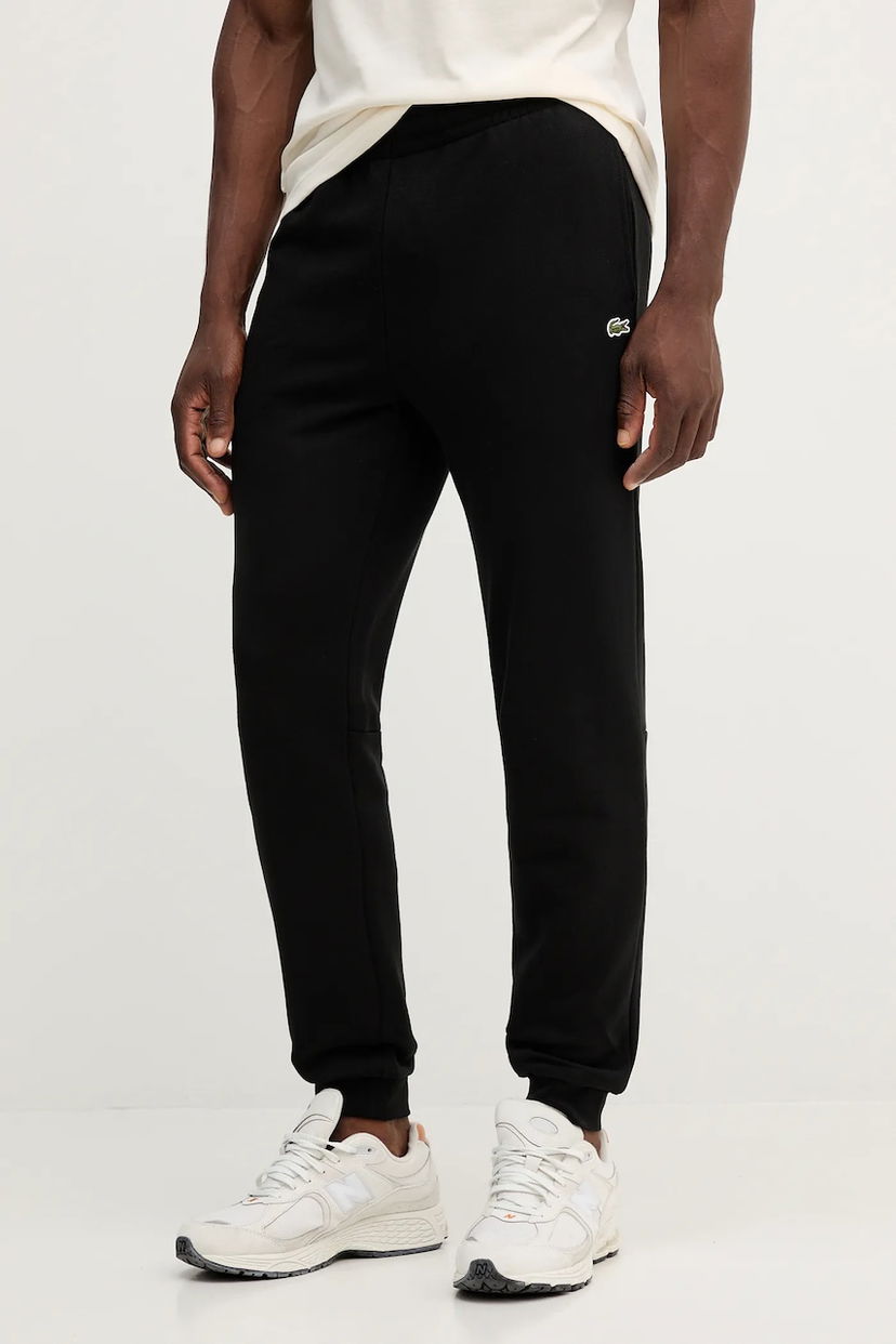 Trenirka Lacoste Lacoste Men's Cotton Joggers Crna | XH9833