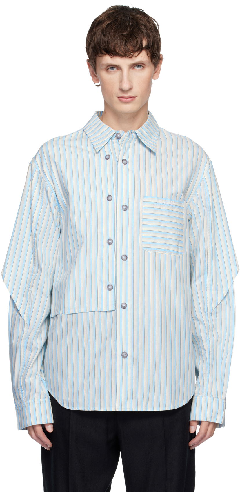 Košulja Andersson Bell Andersson Bell Striped Layered Split-Sleeve Shirt Višebojno | atb1369m