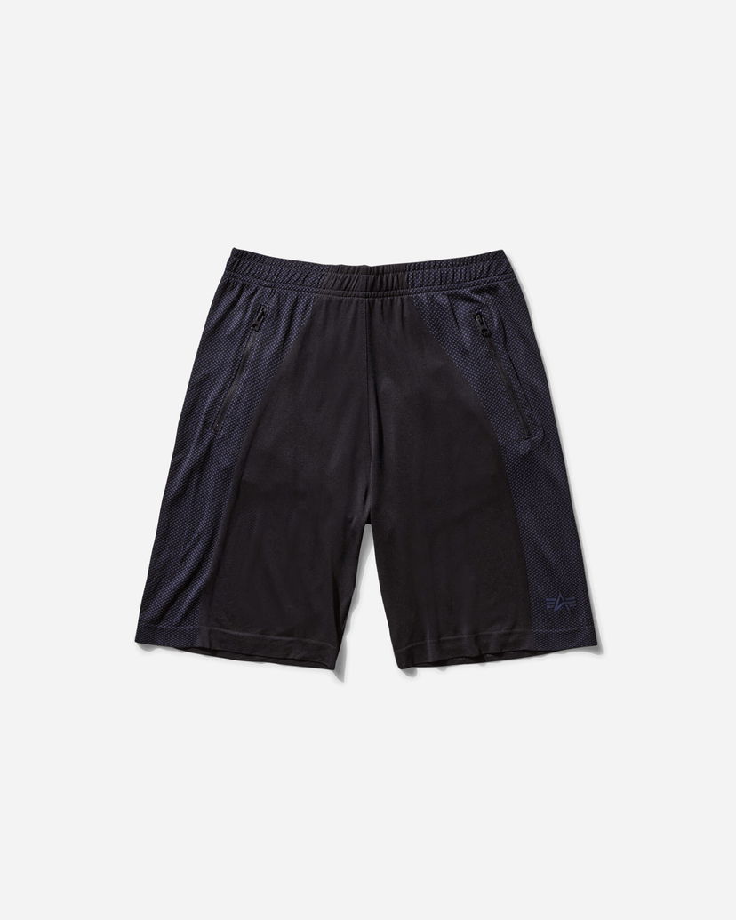 Kratke hlače Alpha Industries UV Seamless Shorts Crna | 756361 03