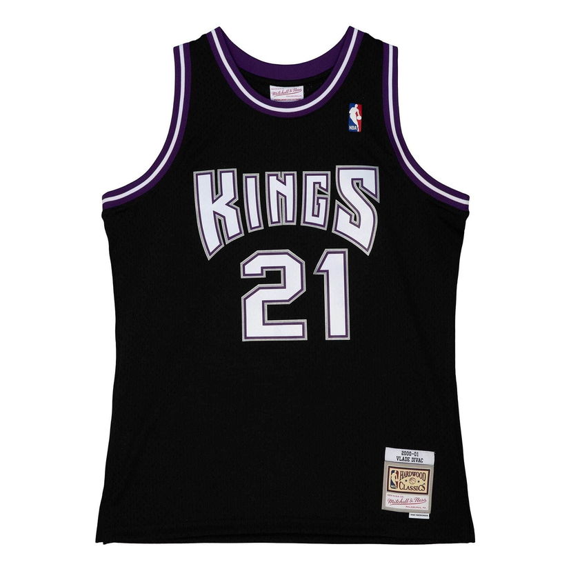 Dres Mitchell & Ness NBA Sacramento Kings 2000-01 Vlade Divac 21 Swingman Jersey Crna | SMJYCP19217-SKIBLCK00VDI