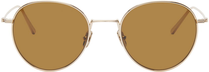 Sunčane naočale TOTEME Rounds Sunglasses Metalik | 242-WAE1087-EC0009