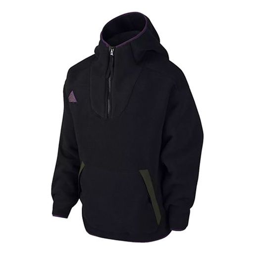 Dukserice Nike ACG ACG Fleece Half Zipper Hoodie Crna | AJ1987-010