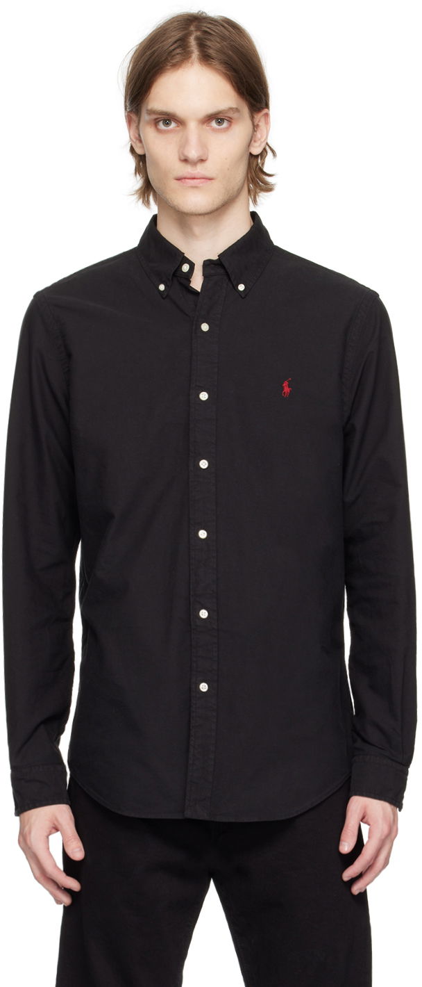 Košulja Polo by Ralph Lauren Ralph Lauren Garment-Dyed Oxford Shirt Crna | 710716303002