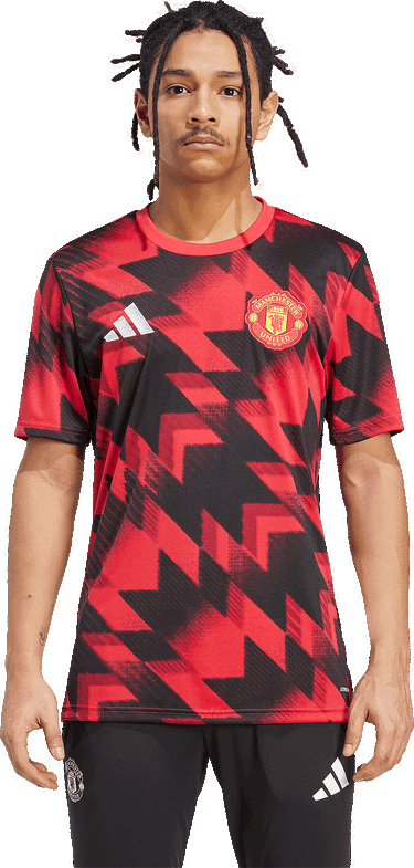 Majica kratkih rukava adidas Originals Manchester United Pre-Match Jersey Crvena | jp3233, 6