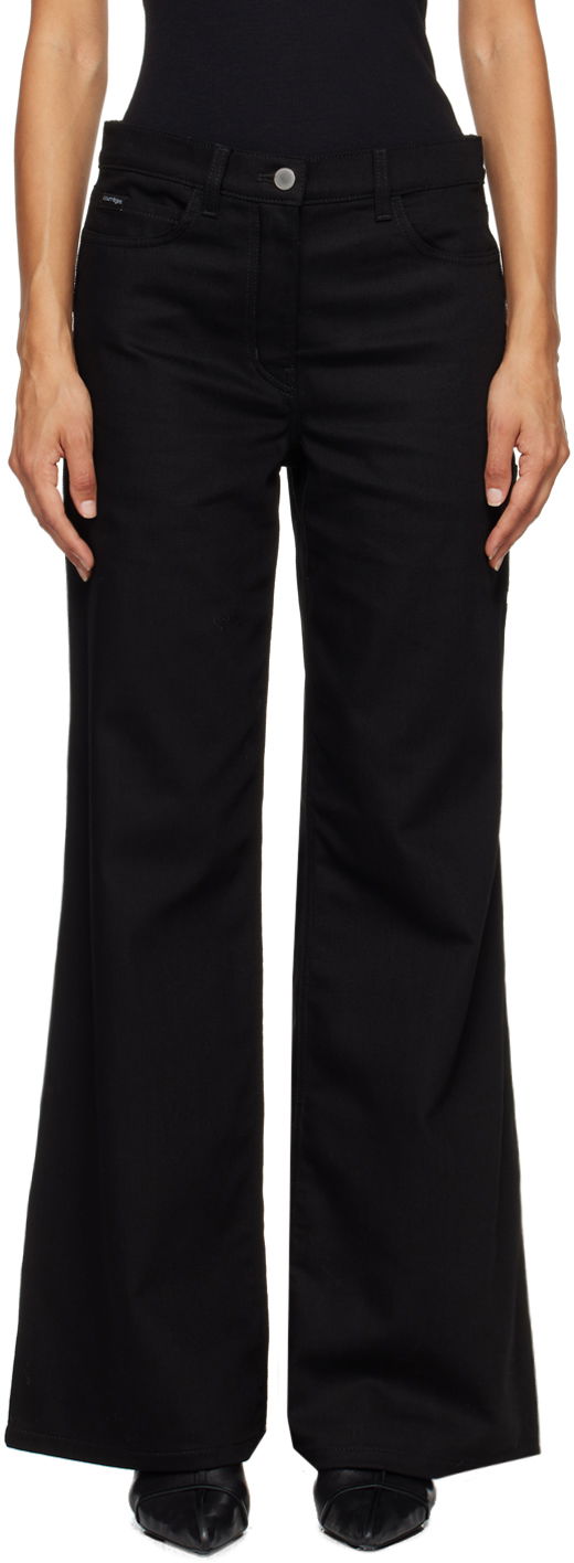 Hlače Courrèges Courrèges Hammer Baggy Jeans Crna | VESDPA253DE0020