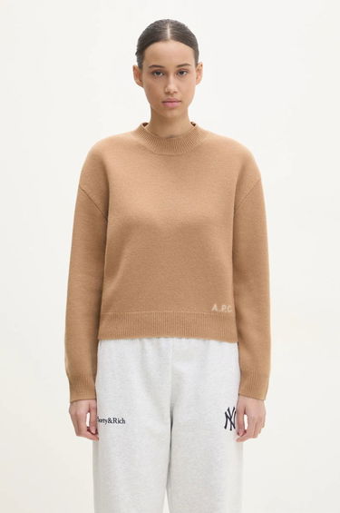 Džemper A.P.C. A.P.C. Pull Esther Wool Sweater Smeđa | WVBDK.F23373.CAB, 0