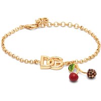 Narukvica Dolce & Gabbana Women's Cherry Logo Bracelet Oro Metalik | WBP6C1W1111-ZOO00, 1