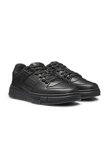 Odjeća BOSS Mesh Trim Trainers Crna | 50548531