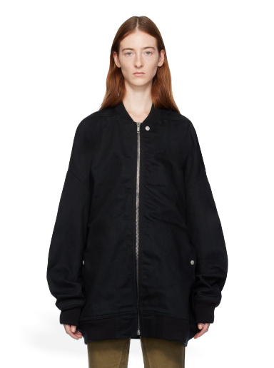 Jakna Rick Owens DRKSHDW Jumbo Flight Bomber Jacket Crna | DL02C3787 BLKJP