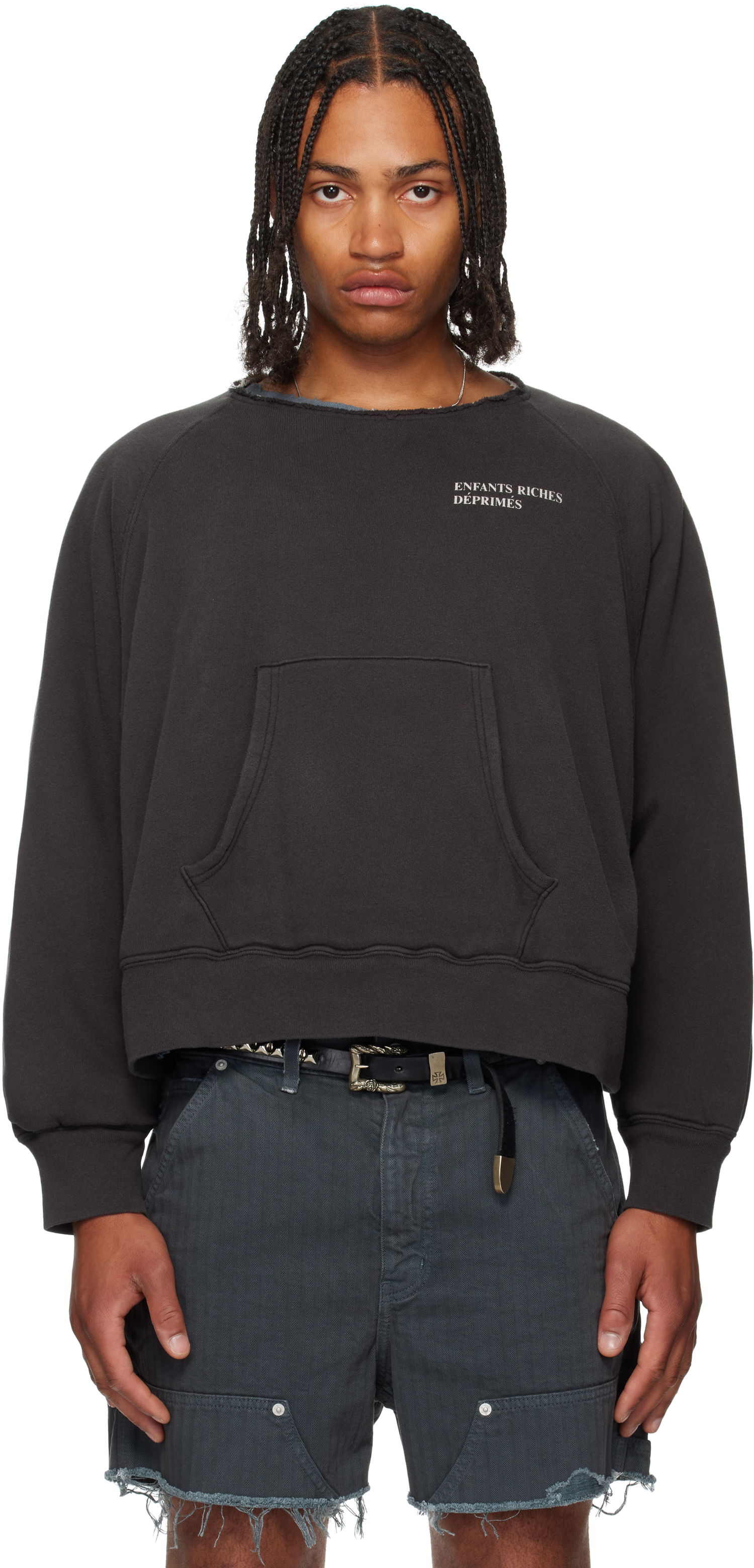 Dukserice Enfants Riches Déprimés Enfants Riches Déprimés Raglan Logo Sweatshirt Crna | 020-477, 0