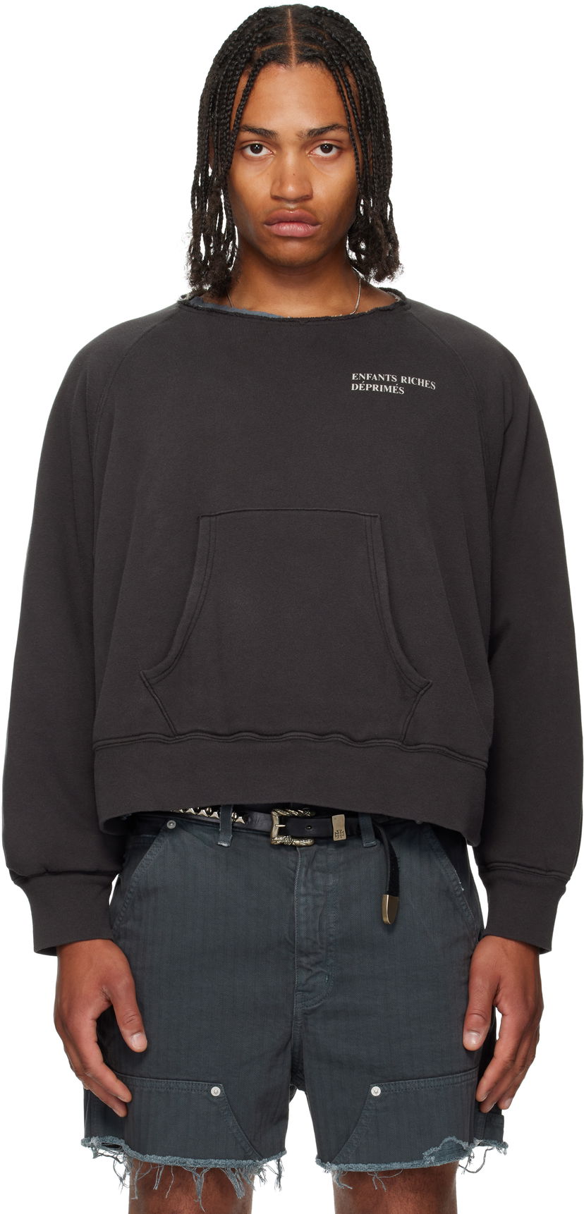 Dukserice Enfants Riches Déprimés Enfants Riches Déprimés Raglan Logo Sweatshirt Crna | 020-477
