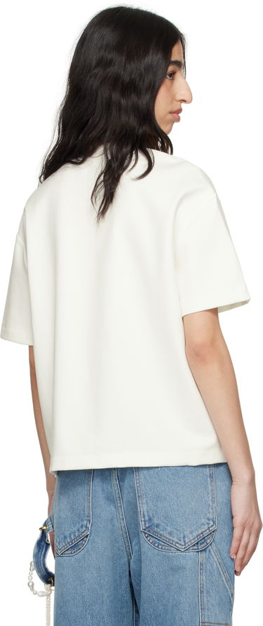 Majica kratkih rukava Area AREA Crystal Heart Cutout Relaxed T-Shirt Bijela | 0000TS0026FA01, 2