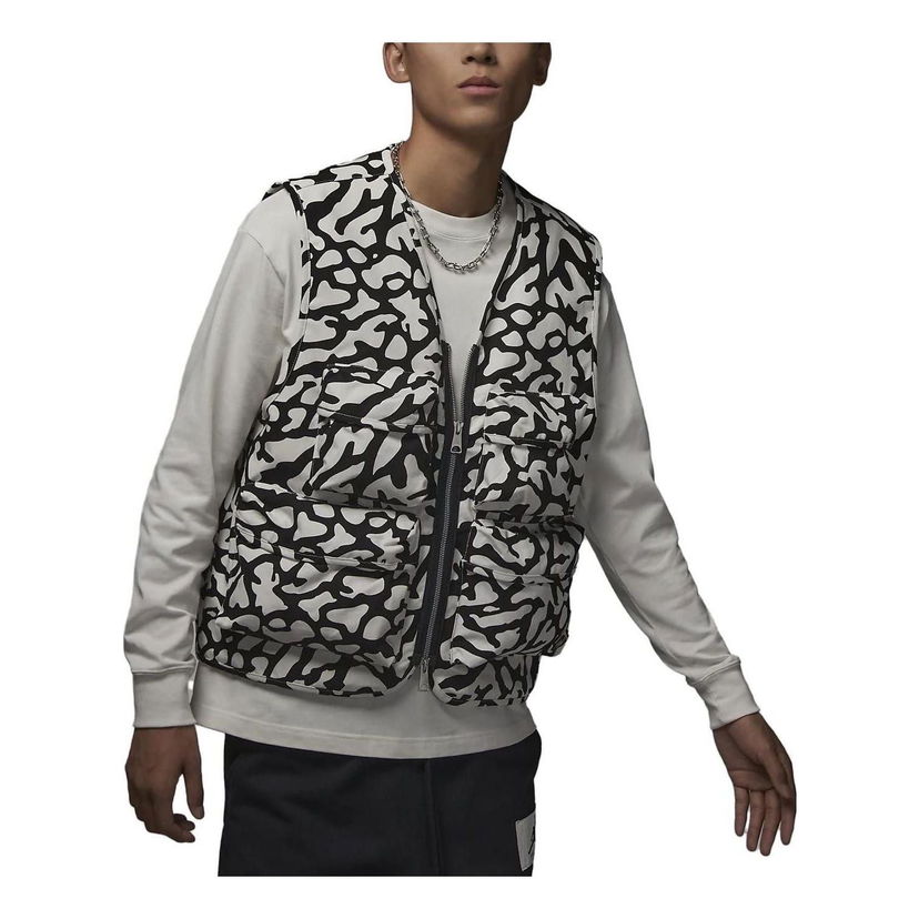 Prsluk Jordan Jordan Flight Heritage Print Vest Bijela | DX9731-030