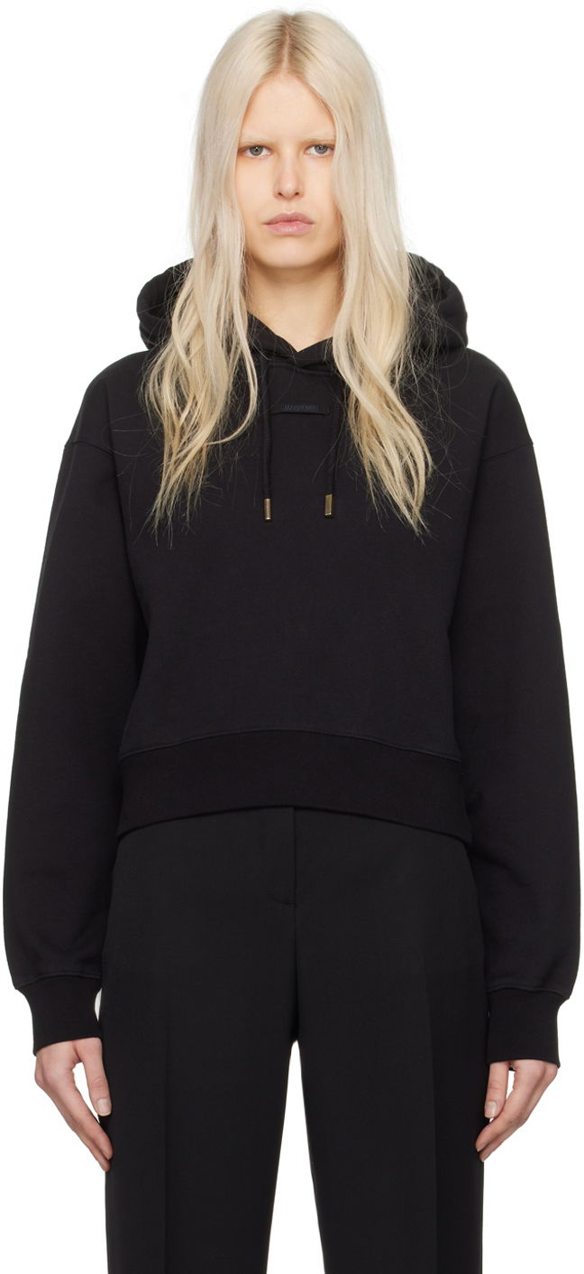 Dukserice Jacquemus Les Classiques 'Le Hoodie Gros Grain' Crna | 24E241JS162-2341