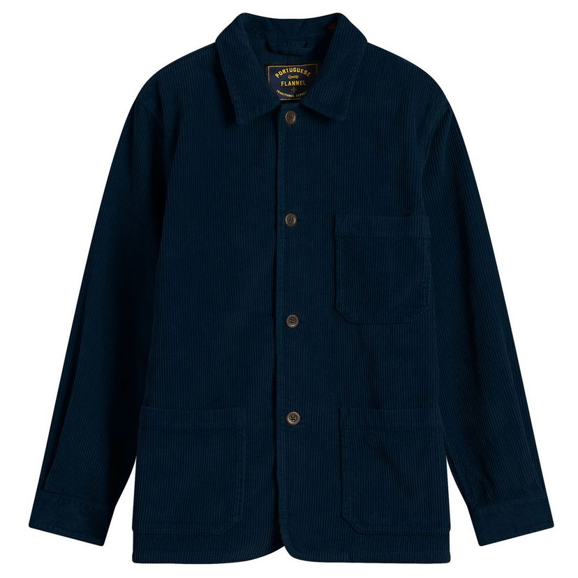 Jakna Portuguese Flannel Corduroy Chore Jacket Tamnoplava | AW25047-NVY
