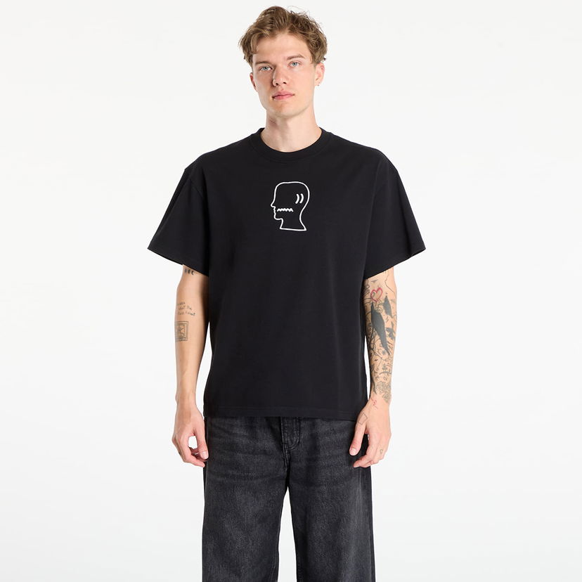 Majica kratkih rukava Brain Dead Brain Dead Logo Head T-Shirt Crna | BDS25T00004820BK01