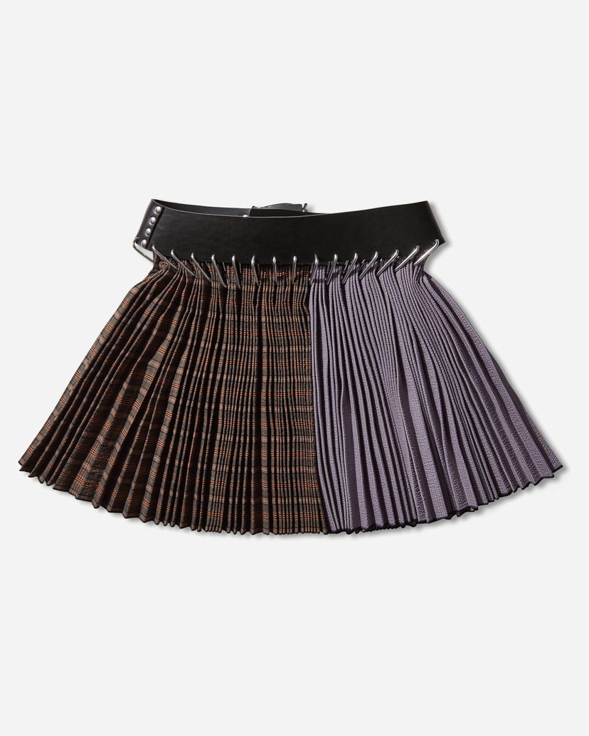 Suknja Chopova Lowena Cotton Mini Carabiner Skirt Višebojno | 3343 PRPLBRWN