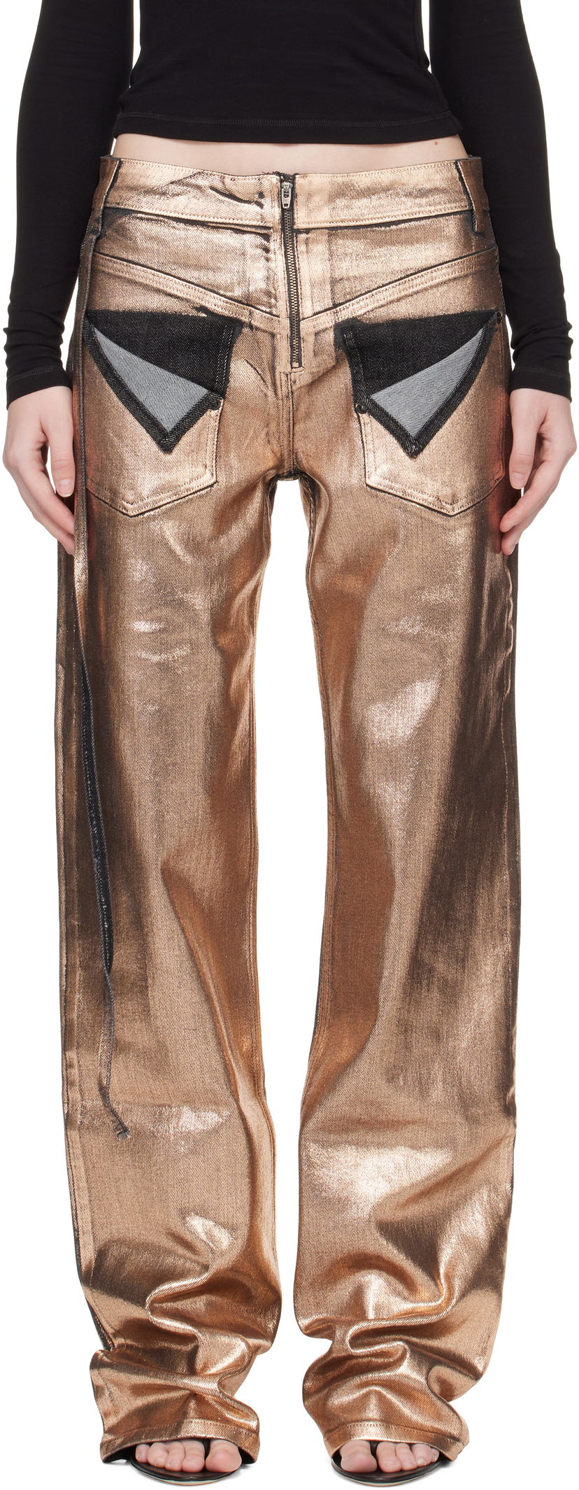 Jeans Ottolinger Ottolinger Loose-Fit Jeans Metalik | 117-202817-01