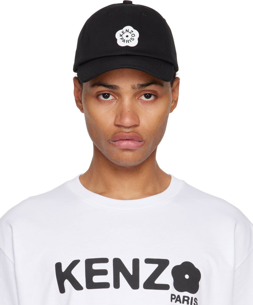 Kapa KENZO Designer Logo Patch Cap Crna | FF58AC411F34