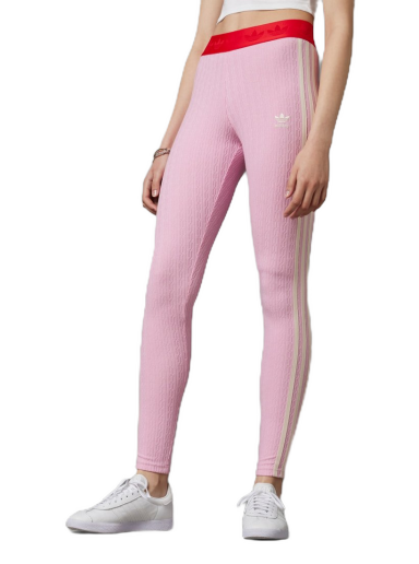 Tajice adidas Originals Adicolor 70s Knit Leggings Ružičasta | IK7848
