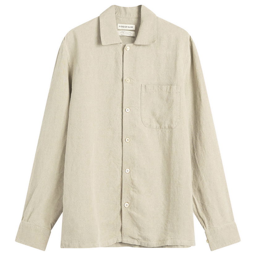 Košulja A Kind of Guise A Kind of Guise Atrato Linen Shirt, Size Large Bež | 119-13600-101