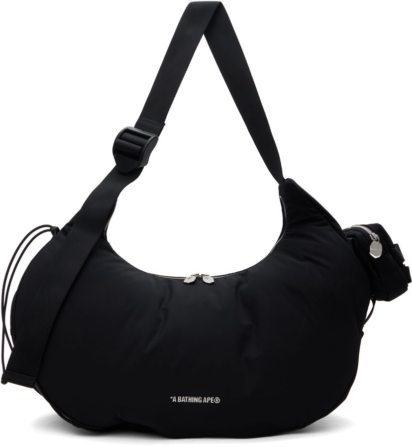 Torba za rame BAPE Crossbody Bag With Detachable Pouch Crna | 001BAK801306M