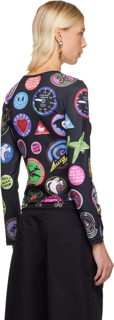 Majica kratkih rukava Chopova Lowena Chopova Lowena Patch Print Fitted Jersey T-shirt Višebojno | 2412, 2