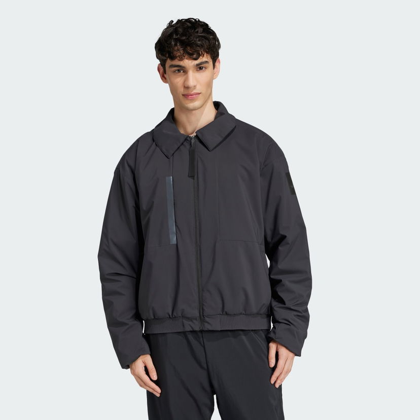 Bomber jakna adidas Performance MYSHELTER Insulated Shacket Crna | JD6663