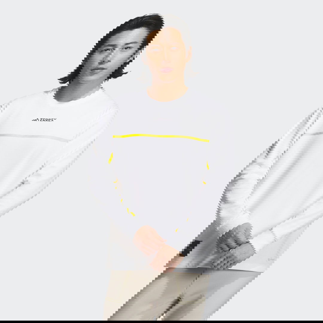 Majica kratkih rukava adidas Performance National Geographic Long Sleeve Tech Bijela | IL8976, 0