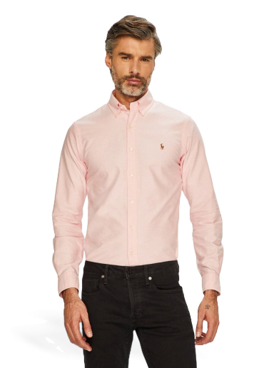 Košulja Polo by Ralph Lauren Slim Oxford Shirt Ružičasta | 710549084008