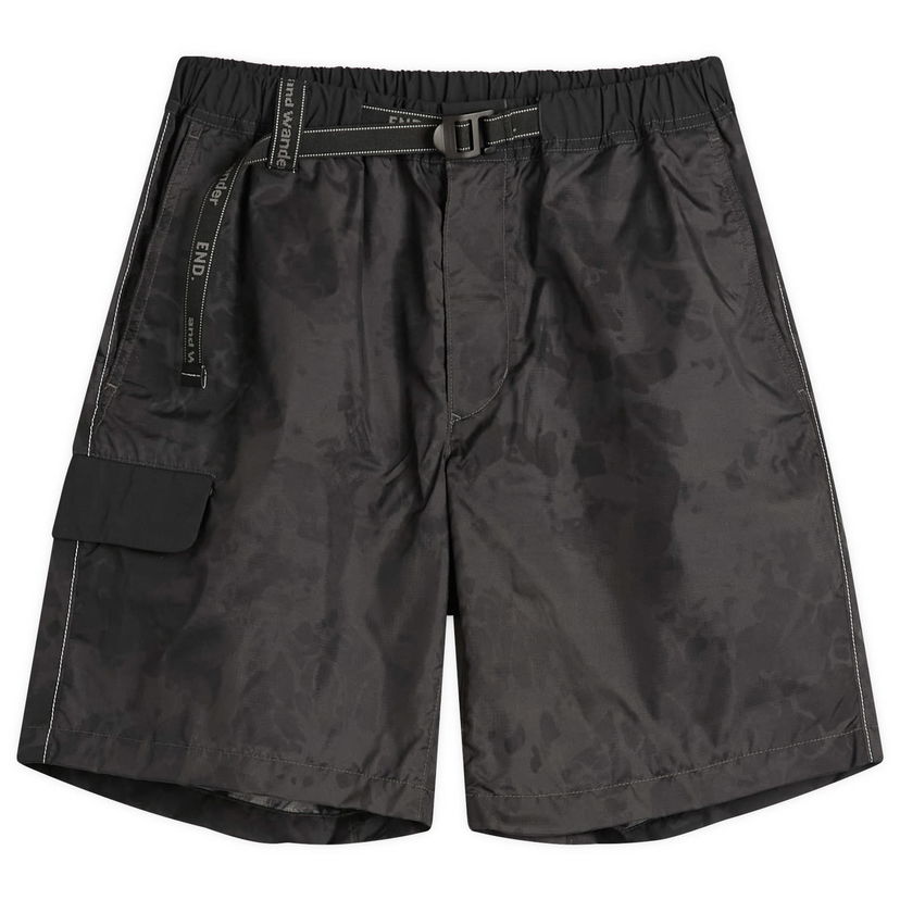 Kratke hlače and wander and wander x END. Nylon Print Shorts, Size Large Crna | 5745122524-022