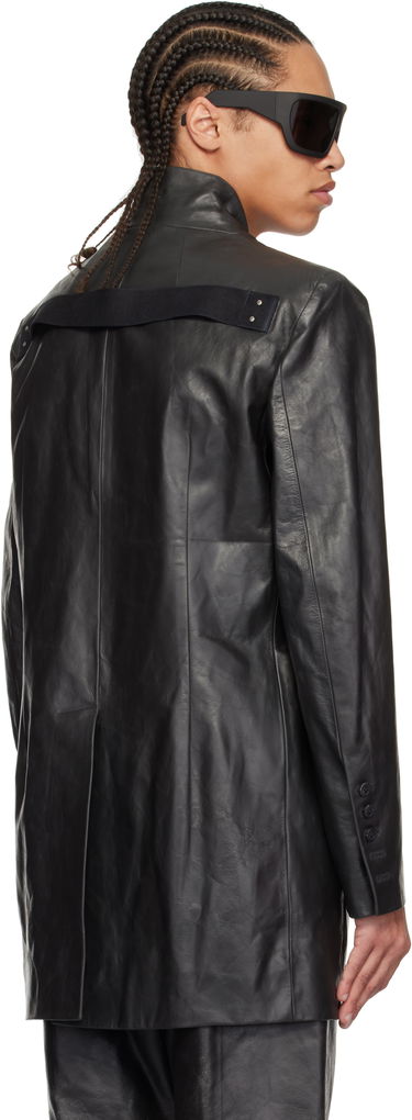 Jakna Rick Owens Rick Owens Hollywood Lido Leather Jacket Crna | RU01E5753 LTP, 2