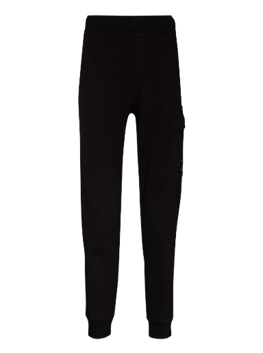 Trenirka C.P. Company Diagonal Raised Fleece Sweatpants Crna | 12CMSP017A005086W999