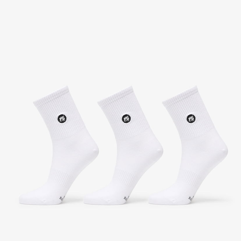 Čarape Footshop Short Socks 3-Pack White Bijela | FTSHP_370
